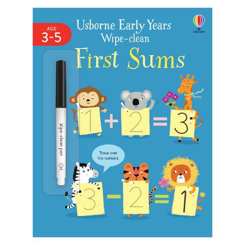 Usborne Early Years - First Sums - Wipe-Clean by Usborne Publishing Ltd on Schoolbooks.ie