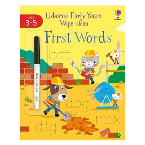 Usborne Early Years - First Words - Wipe-Clean by Usborne Publishing Ltd on Schoolbooks.ie
