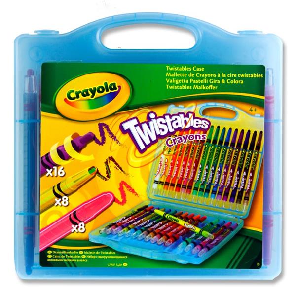 Bundle of Kids Crayola Twistables Crayons with Pouch Bag Boys And Girls