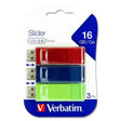 Verbatim Card 3 Store 'n Go USB Slider USB 2.0 Drive - 16GB by Verbatim on Schoolbooks.ie