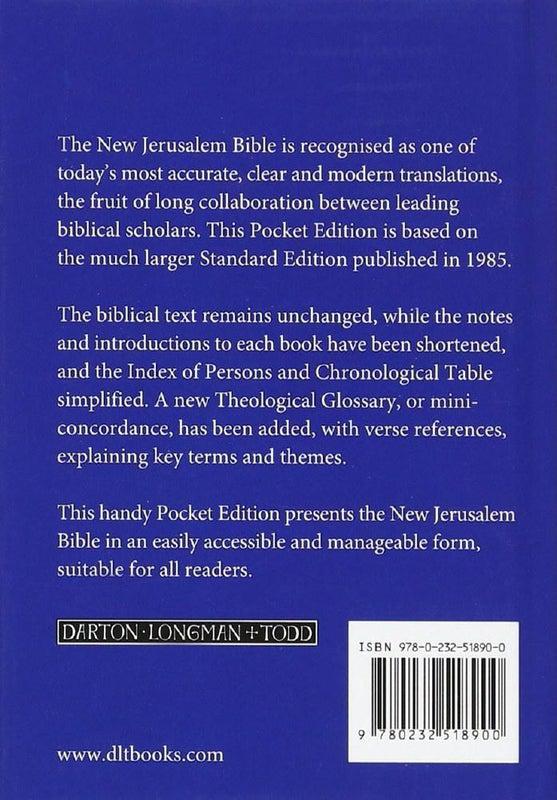 The New Jerusalem Bible - Pocket Edition (Hardback) by Veritas on Schoolbooks.ie