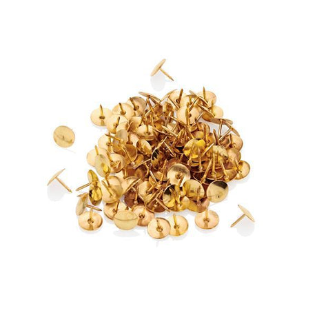 Premier Office - 100 Brass Thumb Tacks by Premier Office on Schoolbooks.ie