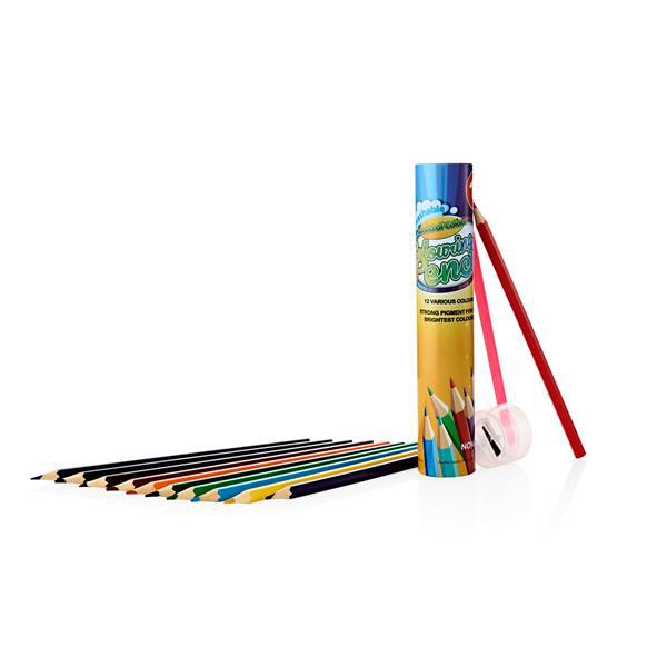 World of Colour - Tube of 12 Colouring Pencils & Sharpener by World of Colour on Schoolbooks.ie