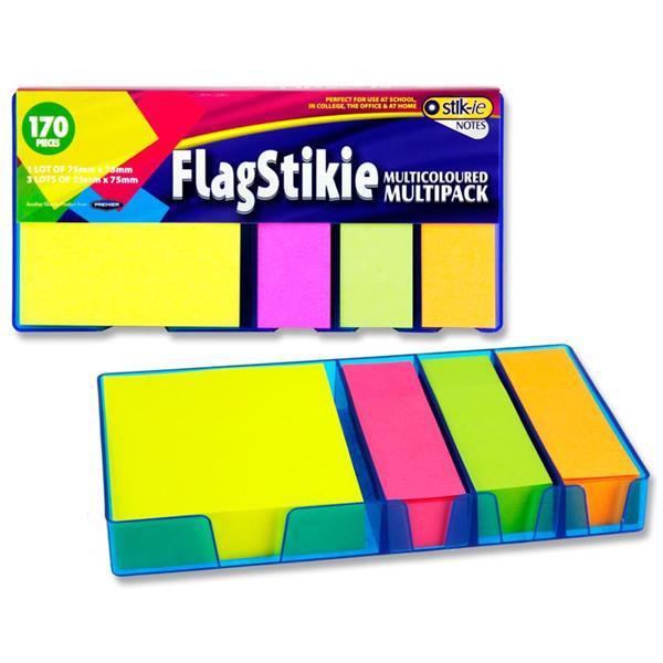 ■ Stik-ie Flag Set 680 Multipack Sticky Notes by Stik-ie on Schoolbooks.ie