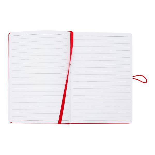 Premto - A5 192 Page Hardcover Pu Notebook With Elastic - Ketchup Red by Premto on Schoolbooks.ie