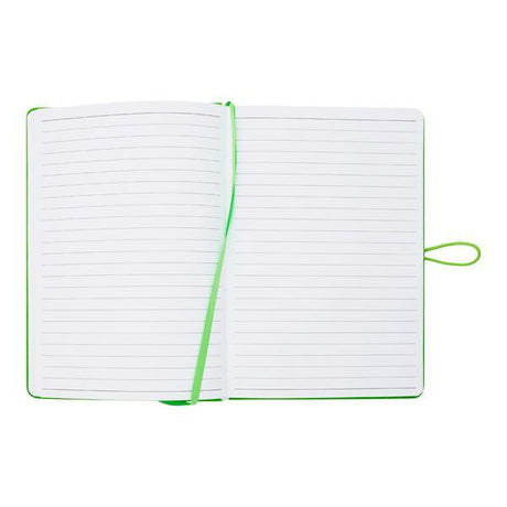 Premto - A5 192 Page Hardcover Pu Notebook With Elastic - Caterpillar Green by Premto on Schoolbooks.ie