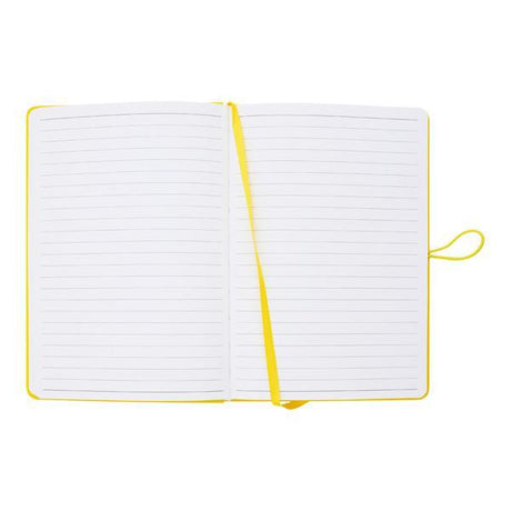 ■ Premto - A5 192 Page Hardcover Pu Notebook With Elastic - Sunshine by Premto on Schoolbooks.ie