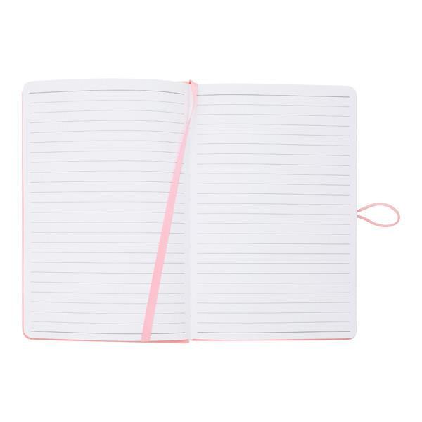 Premto - A5 192 Page Hardcover Pu Notebook With Elastic - Pink Sherbet by Premto on Schoolbooks.ie