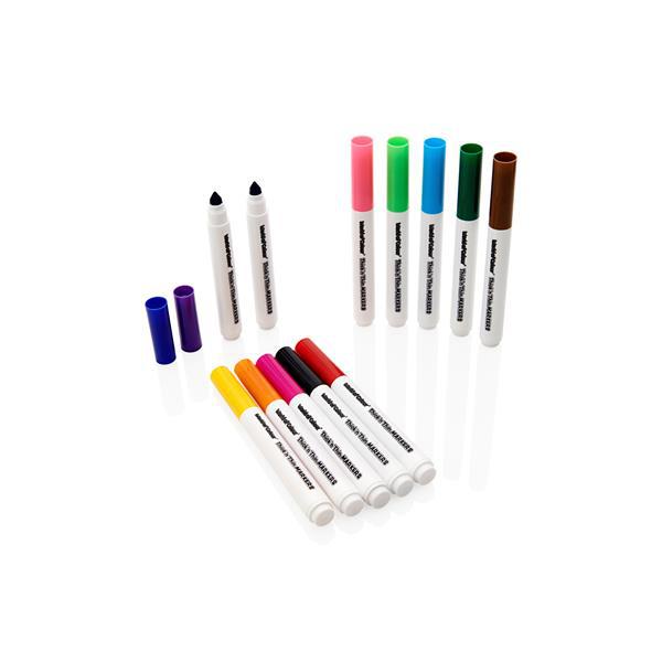 World of Colour - Thick'N'Thin Washable Markers - 12 Pack by World of Colour on Schoolbooks.ie