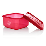 ■ Premto - Pastel Square Meal Box - Ketchup Red by Premto on Schoolbooks.ie