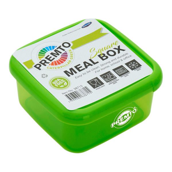 Premto - Pastel Square Meal Box - Caterpillar Green by Premto on Schoolbooks.ie