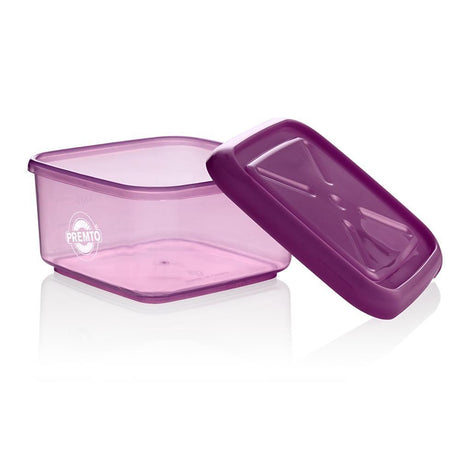 Premto - Pastel Square Meal Box - Wild Orchid by Premto on Schoolbooks.ie