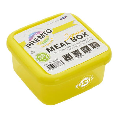 ■ Premto - Pastel Square Meal Box - Primrose by Premto on Schoolbooks.ie