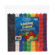 Clever Kidz - Pack of 100 Linking Cubes - Assorted Colours by Clever Kidz on Schoolbooks.ie