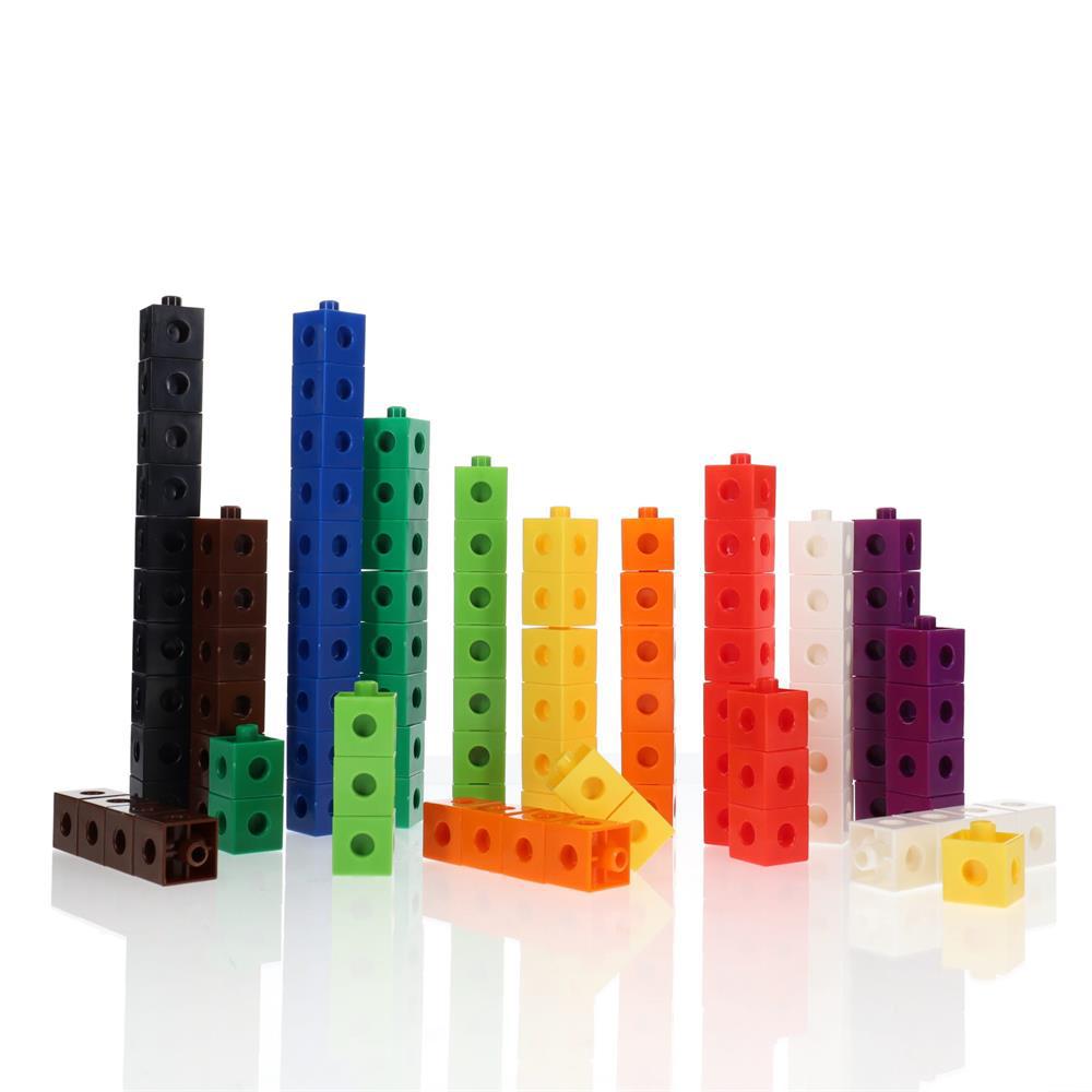 Clever Kidz - Pack of 100 Linking Cubes - Assorted Colours by Clever Kidz on Schoolbooks.ie