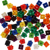 Clever Kidz - Pack of 100 Linking Cubes - Assorted Colours by Clever Kidz on Schoolbooks.ie