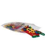 Clever Kidz - Pack of 100 Chain-Links - Assorted Colours by Clever Kidz on Schoolbooks.ie