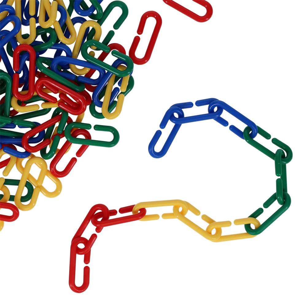 Clever Kidz - Pack of 100 Chain-Links - Assorted Colours by Clever Kidz on Schoolbooks.ie