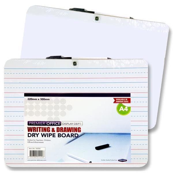 Premier Office A4 Writing and Drawing Whiteboard With Marker by Premier Stationery on Schoolbooks.ie