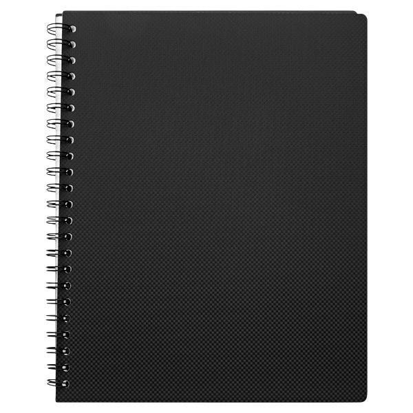 50 Pocket Display - Spiral Bound - Black by Premier Stationery on Schoolbooks.ie