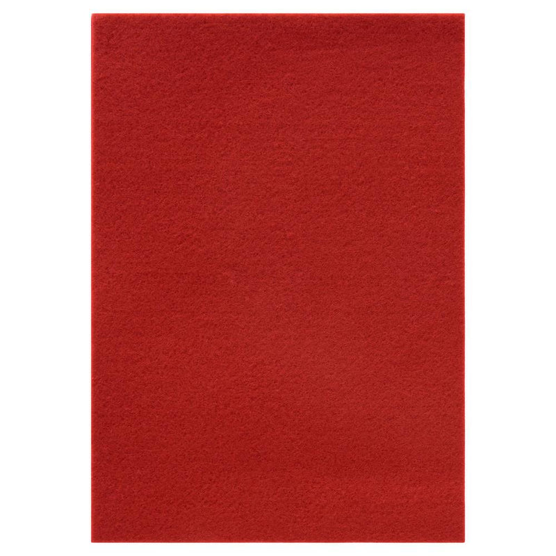 Pack of 10 A4 Felt Sheets - Red by Icon on Schoolbooks.ie