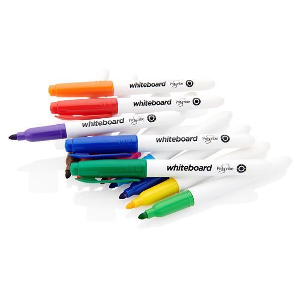 ProScribe - Whiteboard Markers - Assorted Colours - Pack of 8 by ProScribe on Schoolbooks.ie