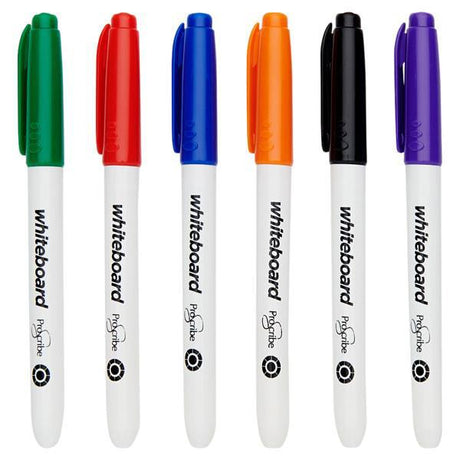 ProScribe - Whiteboard Markers - Pack of 6 by ProScribe on Schoolbooks.ie