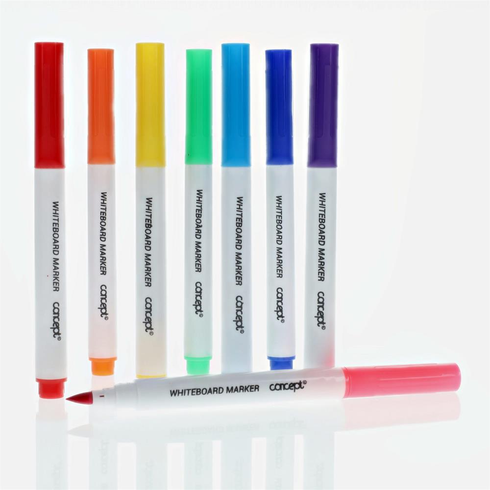 ■ Concept - Card 8 Assorted Whiteboard Markers by Concept on Schoolbooks.ie