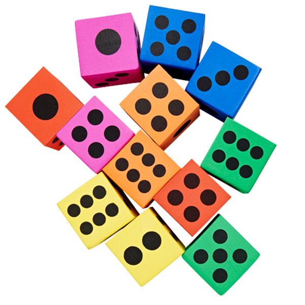 Clever Kidz - Eva Dice - Pack of 12 by Clever Kidz on Schoolbooks.ie