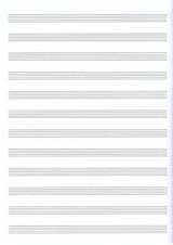 MCBRIDES Music Manuscript Pad - 12 Staves by Waltons Music Ltd on Schoolbooks.ie