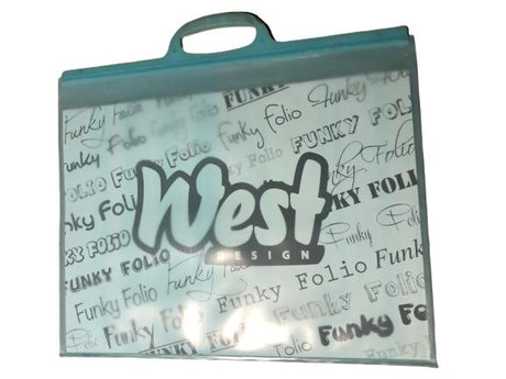 Funky Folio A3 Blue by West Design on Schoolbooks.ie