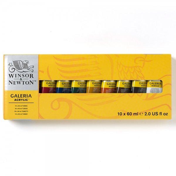 ■ Winsor & Newton - Galeria Acrylic - 10 x 60ml Tube Set by Winsor & Newton on Schoolbooks.ie