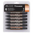 ■ Winsor & Newton - Promarker - Skin Tones 2 Set of 6 - Original by Winsor & Newton on Schoolbooks.ie