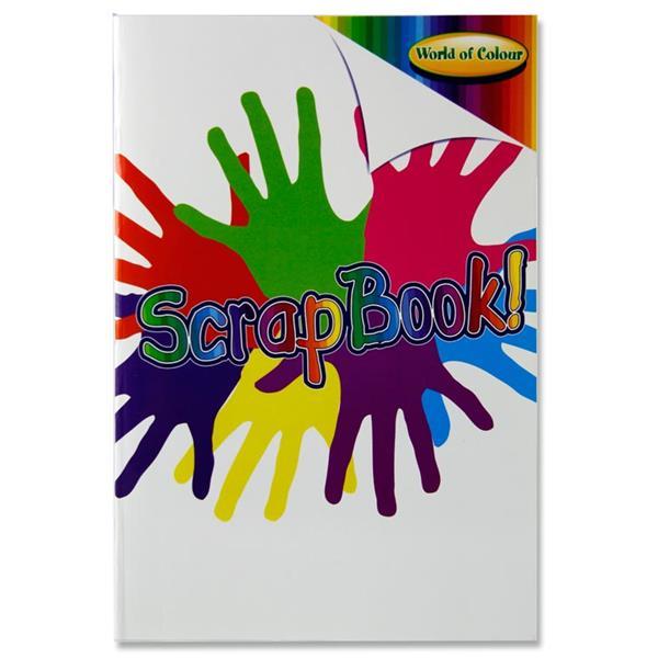 World of Colour - A4 60 Page Scrapbook - 5 Assorted Colour Pages by World of Colour on Schoolbooks.ie