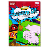 ■ A4 96 Page Perforated Colouring Book - Learning Letters by World of Colour on Schoolbooks.ie