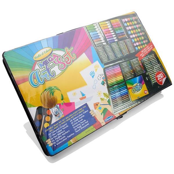 Mega Art Set - 250 Piece by World of Colour on Schoolbooks.ie