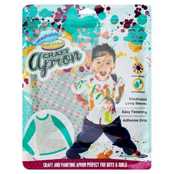 World of Colour 35x40cm Craft Apron by World of Colour on Schoolbooks.ie