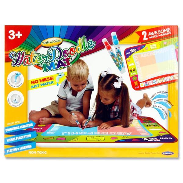 World of Colour 58x78cm Water Doodle Mat & 2 Water Markers by World of Colour on Schoolbooks.ie
