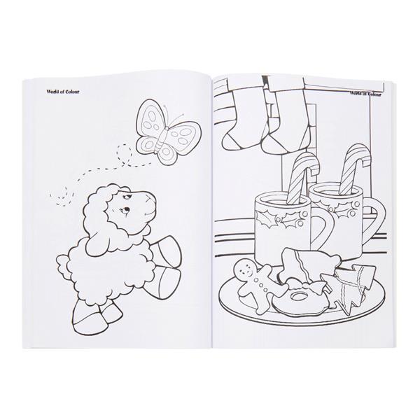 World of Colour - A4 96 page Perforated Colouring Book - Living The Life! by World of Colour on Schoolbooks.ie