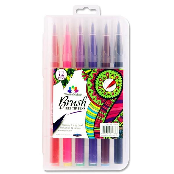 World of Colour - Brush Felt Tip Markers by World of Colour on Schoolbooks.ie