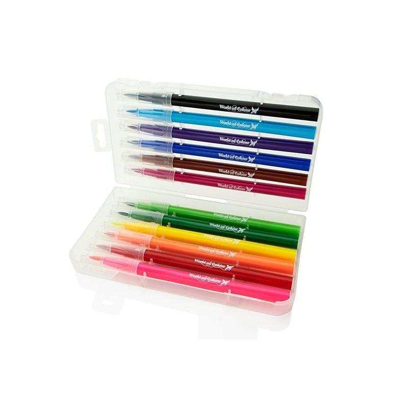 World of Colour - Brush Felt Tip Markers by World of Colour on Schoolbooks.ie