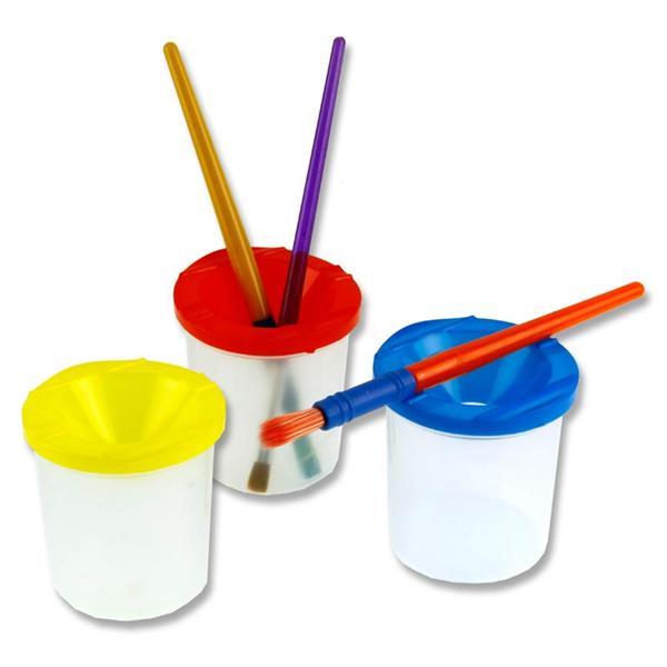 ■ World of Colour Set of 3 x Non Drip Paint & Water Pots by World of Colour on Schoolbooks.ie