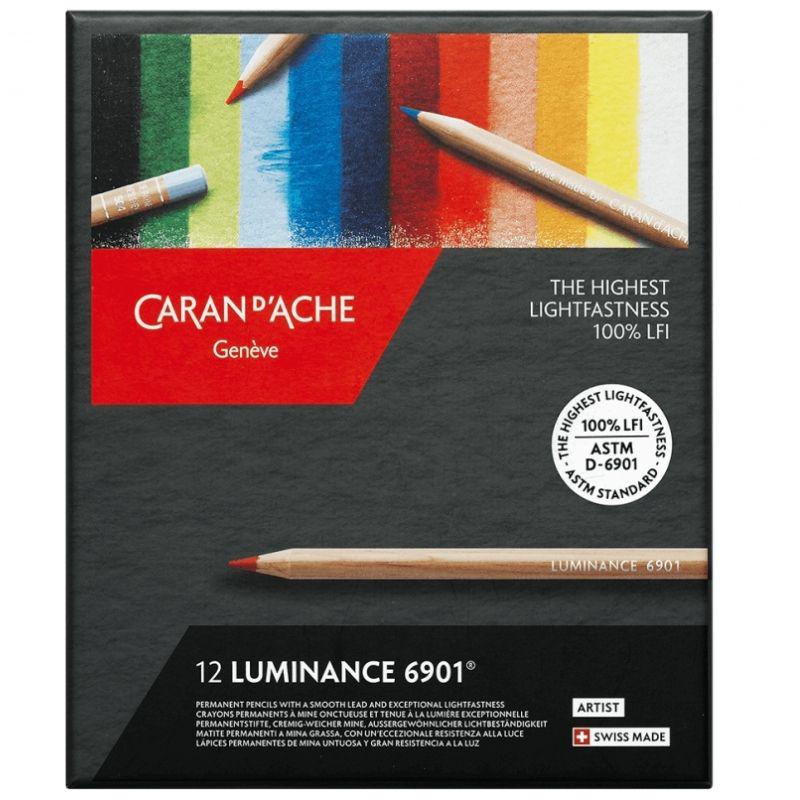 Caran d'Ache - LUMINANCE 6901 - Box of 12 Colours by Caran d'Ache on Schoolbooks.ie