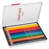 ■ Caran d'Ache - Metal Tin with 18 Water-Soluble Colour Pencils by Caran d'Ache on Schoolbooks.ie