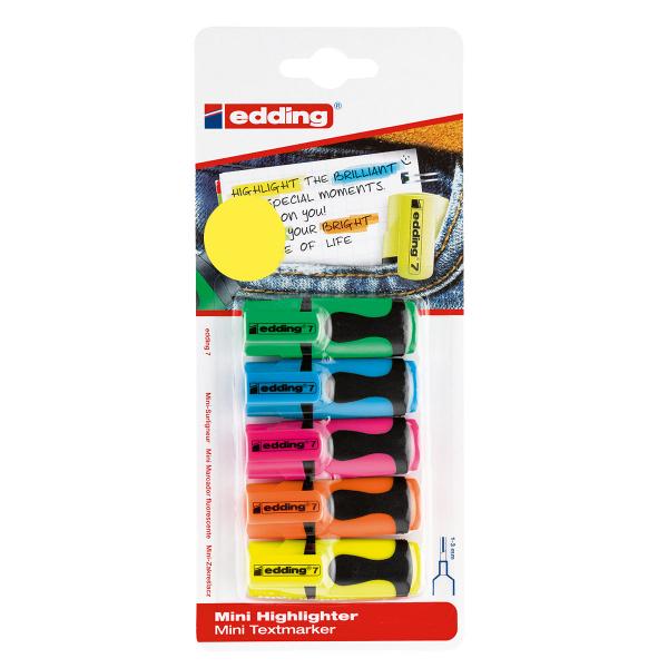 ■ Edding - Mini Highlighters - Neon Colours by edding on Schoolbooks.ie