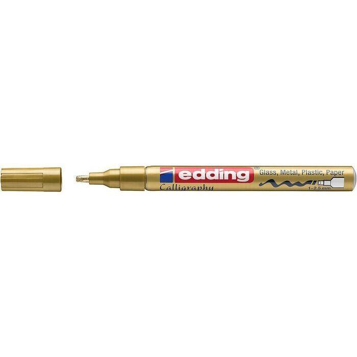 edding 753 - Calligraphy Paint Marker - Gold 053 by edding on Schoolbooks.ie