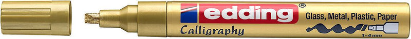 ■ edding 755 - Calligraphy Paint Marker - Gold 053 by edding on Schoolbooks.ie