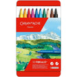 ■ Caran d'Ache - Fibralo - Metal Tin with 10 Assorted Colours by Caran d'Ache on Schoolbooks.ie