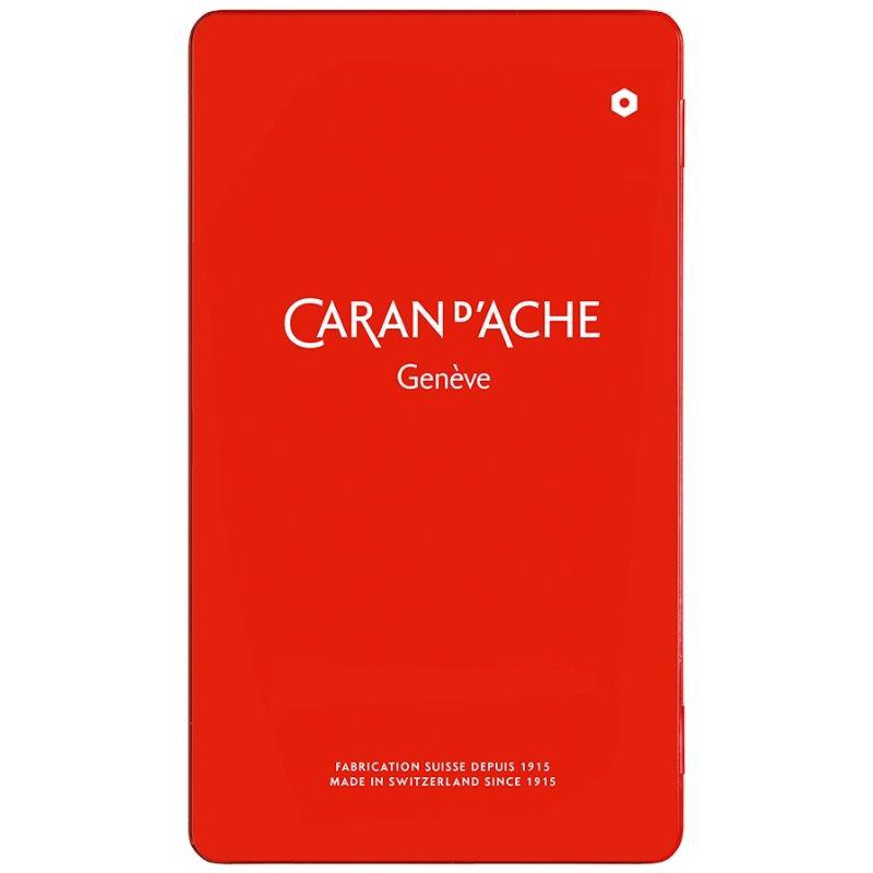 Caran d'Ache - Fibralo Brush Pens - Metal Tin with 10 Assorted Colours by Caran d'Ache on Schoolbooks.ie