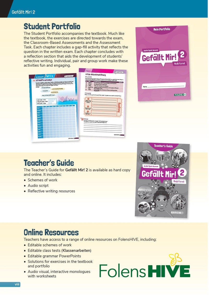 Gefällt Mir! 2 - Textbook and Workbook - Set by Folens on Schoolbooks.ie